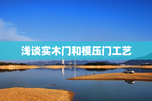 浅谈实木门和模压门工艺