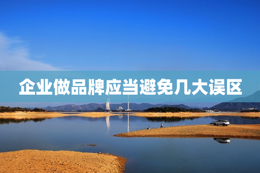 企业做品牌应当避免几大误区