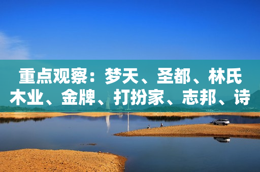 重点观察：梦天、圣都、林氏木业、金牌、打扮家、志邦、诗尼曼