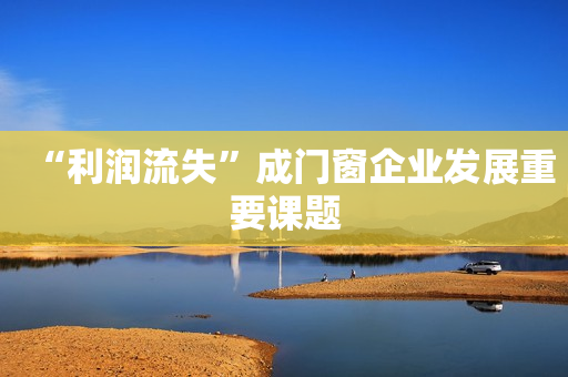 “利润流失”成门窗企业发展重要课题