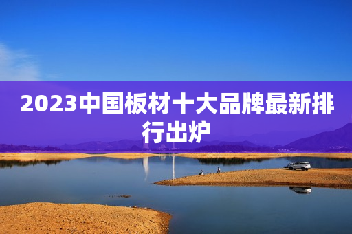 2023中国板材十大品牌最新排行出炉