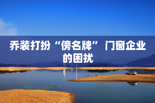 乔装打扮“傍名牌” 门窗企业的困扰